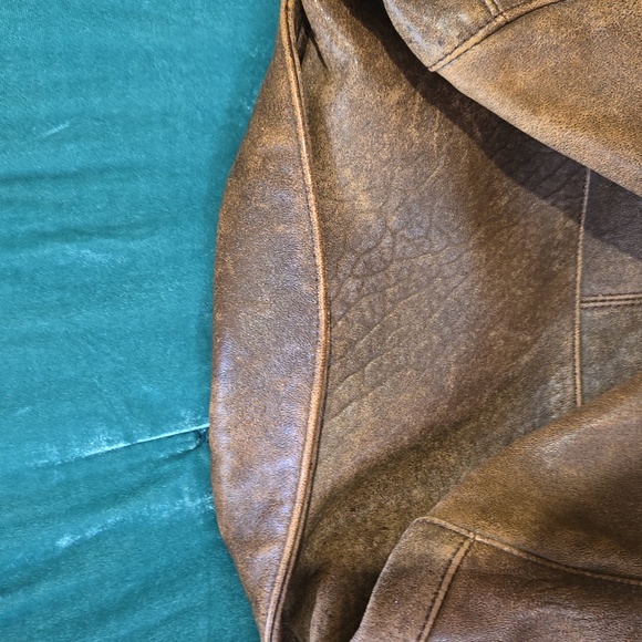 COPY - The Territory Ahead distressed brown leather jacket - Picture 8 of 13